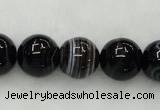 CAG448 15.5 inches 20mm round agate gemstone beads Wholesale