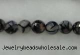 CAG450 15.5 inches 10mm faceted round agate beads Wholesale