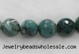 CAG453 15.5 inches 14mm faceted round agate beads Wholesale