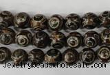 CAG4746 15 inches 8mm round tibetan agate beads wholesale