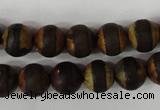 CAG4758 15 inches 10mm round tibetan agate beads wholesale