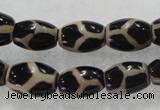 CAG5087 15.5 inches 8*12mm drum tibetan agate beads wholesale