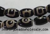 CAG5089 15.5 inches 8*12mm drum tibetan agate beads wholesale