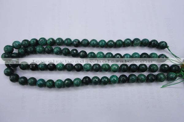 CAG5128 15.5 inches 10mm faceted round agate beads wholesale