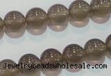 CAG5242 15.5 inches 10mm round Brazilian grey agate beads wholesale