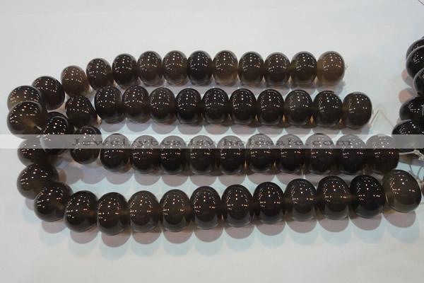 CAG5252 15.5 inches 15*20mm rondelle Brazilian grey agate beads