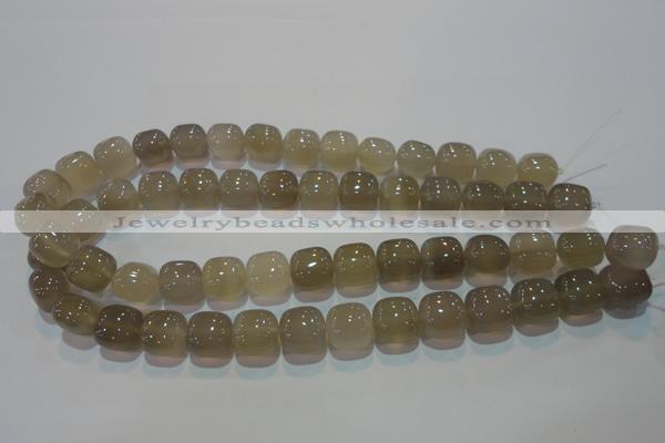 CAG5261 15.5 inches 14*14mm square Brazilian grey agate beads