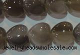 CAG5263 15.5 inches 16*16mm heart Brazilian grey agate beads