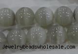 CAG5324 15.5 inches 14mm round grey line agate beads wholesale