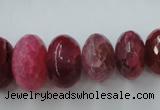 CAG5415 8*12mm – 13*22mm faceted rondelle dragon veins agate beads