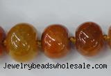 CAG5422 8*12mm – 20*30mm rondelle dragon veins agate beads