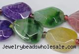 CAG5493 15.5 inches 18*22mm freeform agate gemstone beads