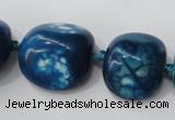 CAG5525 15.5 inches 20*22mm - 20*24mm nuggets agate gemstone beads