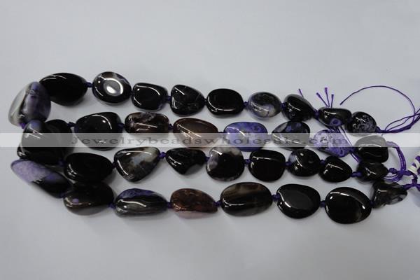 CAG5530 15.5 inches 14*18mm - 22*32mm nuggets agate gemstone beads