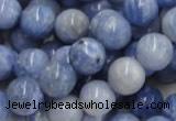 CAG555 16 inches 14mm round blue agate gemstone beads wholesale