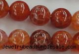 CAG5563 15.5 inches 10mm round natural fire agate beads wholesale