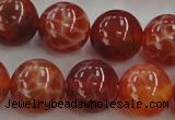 CAG5564 15.5 inches 12mm round natural fire agate beads wholesale