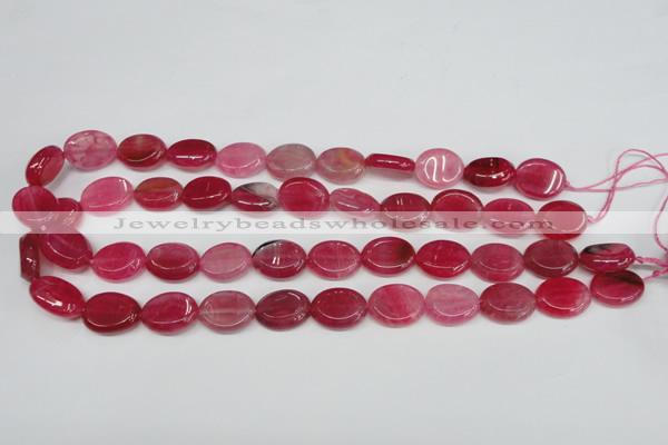 CAG5620 15 inches 13*16mm oval dragon veins agate beads wholesale