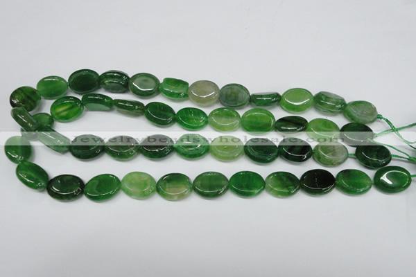 CAG5622 15 inches 13*16mm oval dragon veins agate beads wholesale