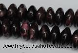 CAG5644 15 inches 8*16mm rondelle agate gemstone beads wholesale