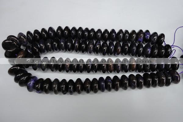 CAG5646 15 inches 9*18mm rondelle agate gemstone beads wholesale