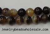 CAG5901 15 inches 8mm round Madagascar agate gemstone beads