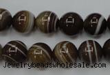 CAG5903 15 inches 12mm round Madagascar agate gemstone beads