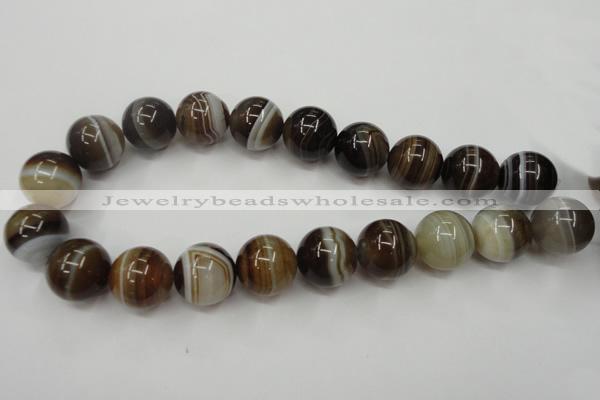 CAG5906 15 inches 18mm round Madagascar agate gemstone beads