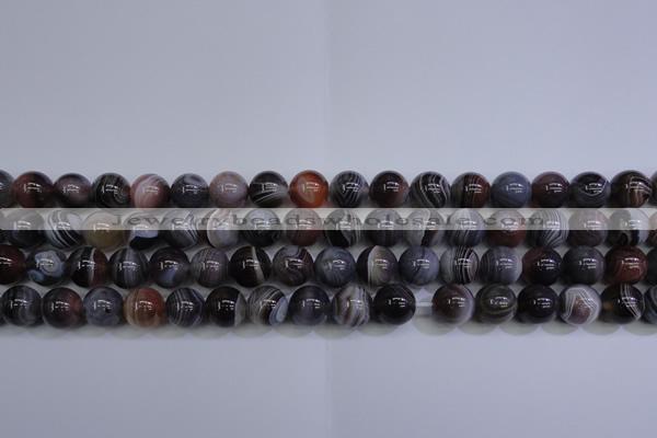 CAG5954 15.5 inches 12mm round botswana agate beads wholesale