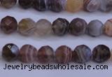 CAG5960 15.5 inches 6mm faceted round botswana agate beads wholesale