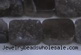 CAG5990 15.5 inches 15*20mm rectangle grey agate gemstone beads