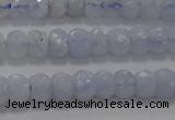 CAG5992 15.5 inches 3*5mm faceted rondelle blue lace agate beads