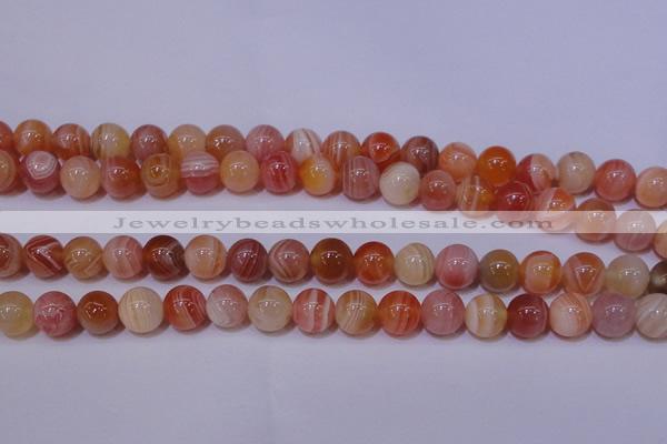 CAG6342 15 inches 8mm round red botswana agate beads wholesale