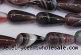 CAG6346 15 inches 10*20mm teardrop botswana agate beads