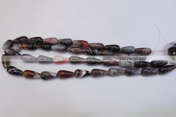 CAG6346 15 inches 10*20mm teardrop botswana agate beads