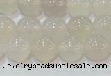 CAG6503 15.5 inches 10mm round Brazilian white agate beads