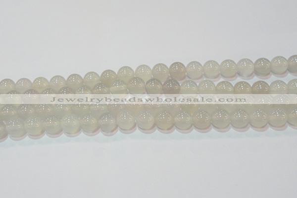 CAG6503 15.5 inches 10mm round Brazilian white agate beads