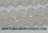 CAG6514 15.5 inches 12mm faceted round Brazilian white agate beads