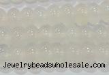 CAG6521 15.5 inches 5*8mm rondelle Brazilian white agate beads