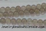 CAG6531 15.5 inches 4mm round Brazilian grey agate beads