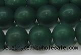 CAG6571 15.5 inches 12mm round matte green agate beads wholesale