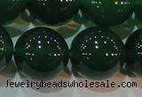 CAG6609 15.5 inches 16mm round green agate gemstone beads