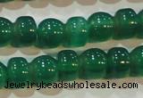 CAG6628 15.5 inches 8*13mm peanut-shaped green agate gemstone beads