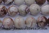 CAG6662 15.5 inches 8mm round Mexican crazy lace agate beads