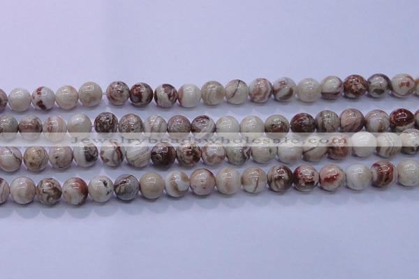 CAG6662 15.5 inches 8mm round Mexican crazy lace agate beads