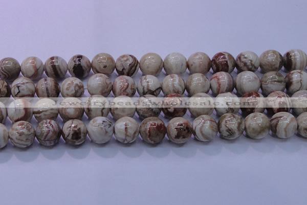 CAG6665 15.5 inches 14mm round Mexican crazy lace agate beads