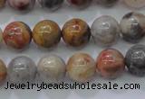 CAG6670 15.5 inches 4mm round natural crazy lace agate beads