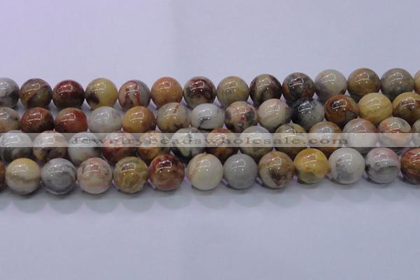 CAG6677 15.5 inches 18mm round natural crazy lace agate beads