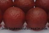 CAG6705 15 inches 18mm round red pilates agate beads