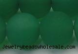 CAG6736 15 inches 20mm round green pilates agate beads